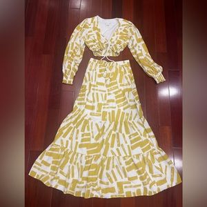 House of Harlow Set with Maxi Skirt and Top